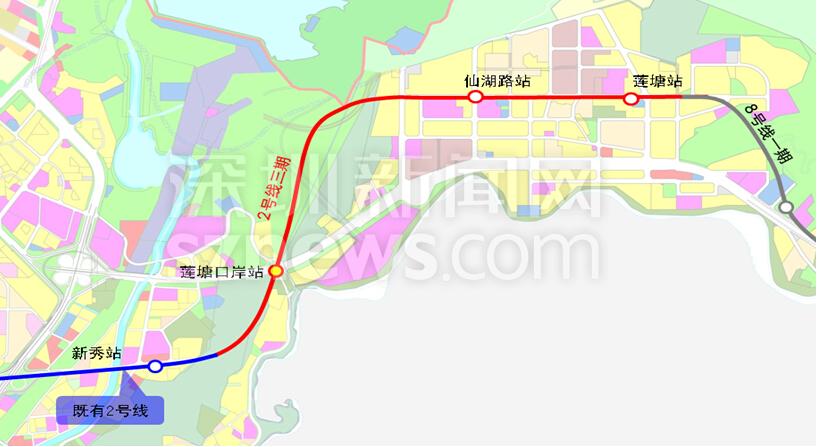 深圳地鐵2號線東延段（站點、線路圖、開通時間、最新消息）